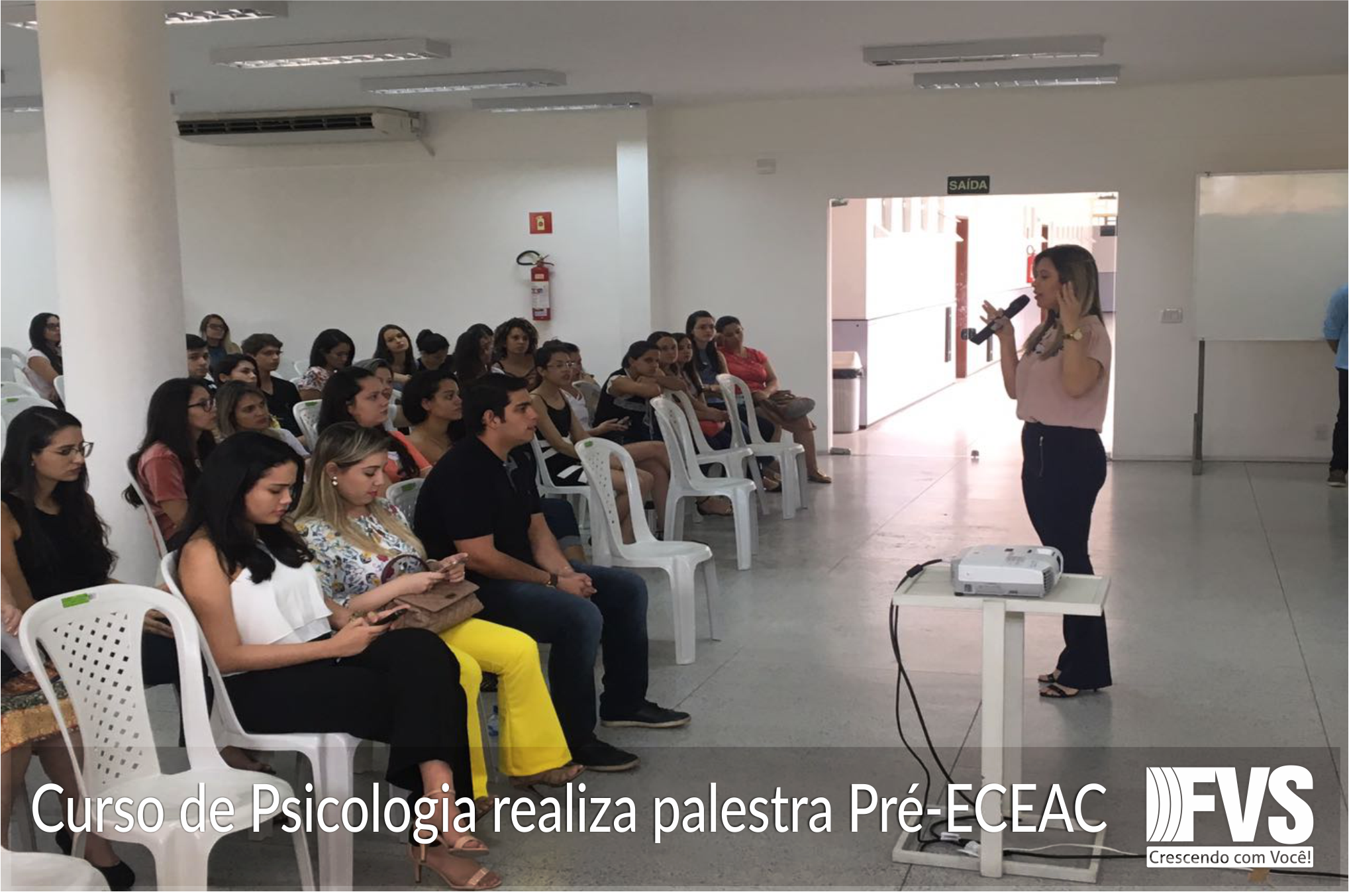 Curso de Psicologia realiza palestra Pré-ECEAC