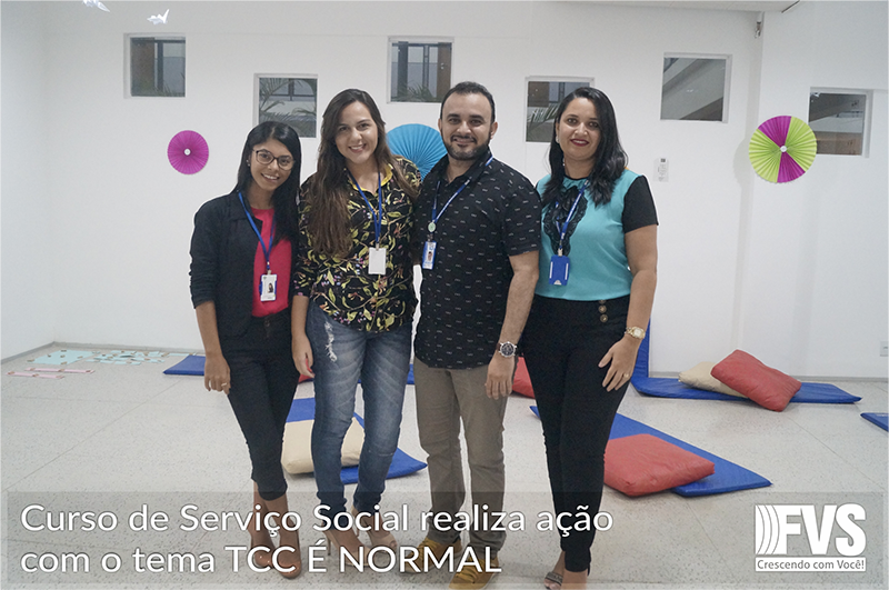 Curso de Serviço Social realiza Ação com o tema TCC É NORMAL