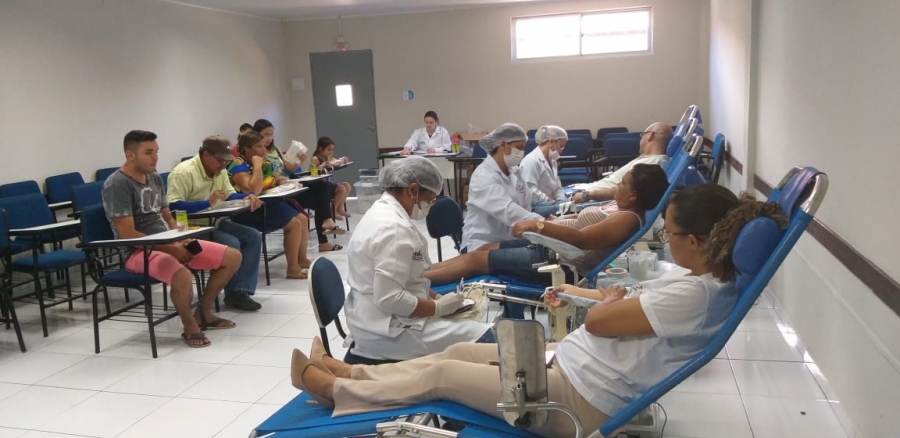 Hemoce em parceria com a FVS realizam campanha de doação de sangue