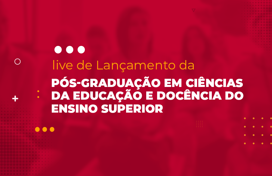 Pós-graduação da UniVS promove live sobre “Preparação docente no Ensino Superior”