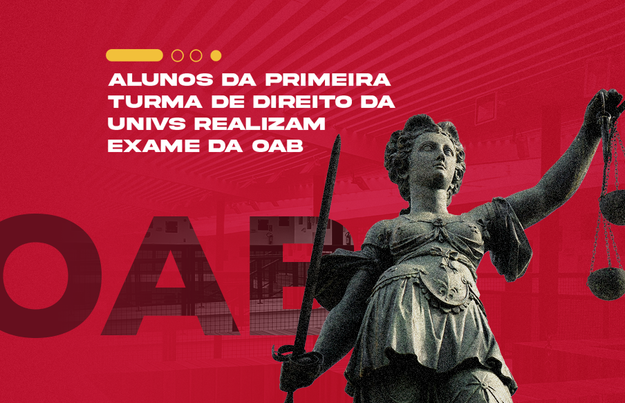 Alunos da primeira turma de Direito da UniVS realizam exame da OAB