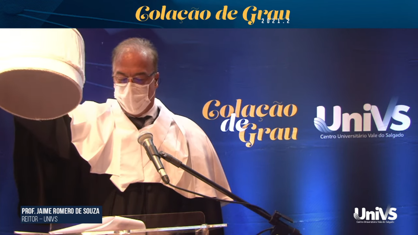 UniVS realiza solenidade de Colação de Grau 2021.2