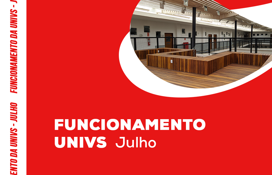 UniVS funciona em horário extraordinário no mês de julho